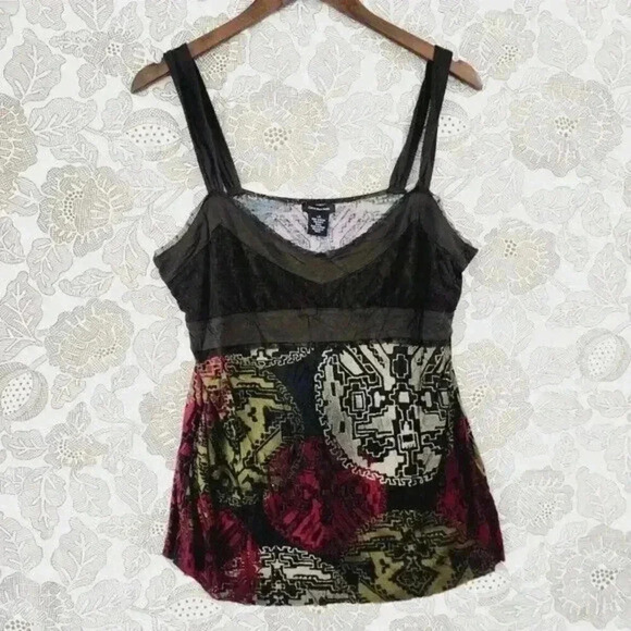 NWT Calvin Klein Jeans Aztec Women's Camisole Size L - Picture 1 of 8